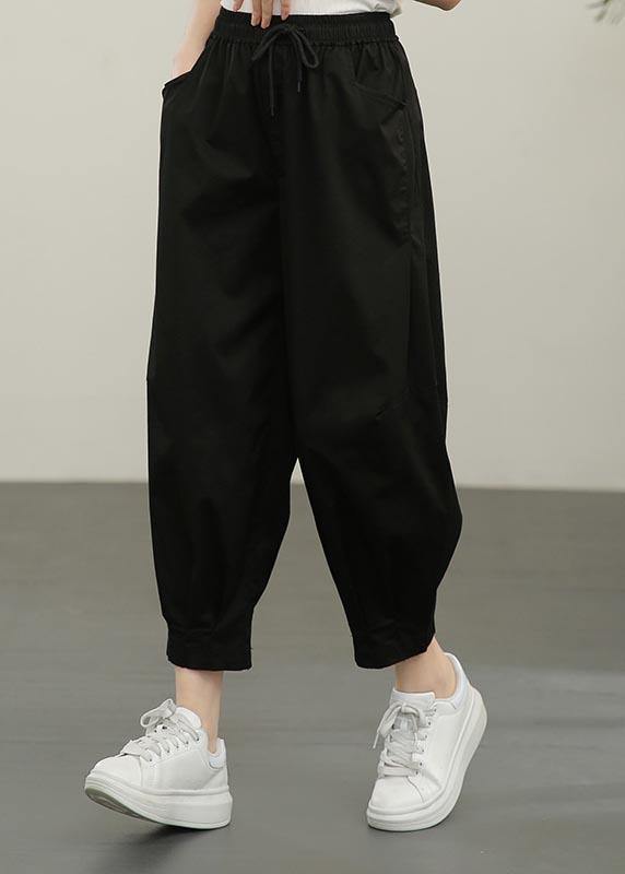 2021 Summer Casual With Elastic Waist And Loose Lace Up Pants