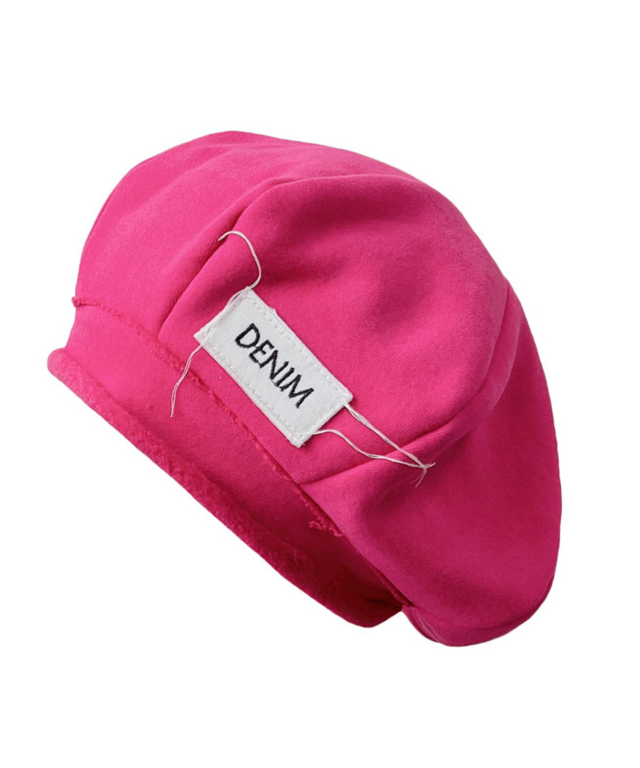 Bohemian Rose Graphic Embroideried Solid Beret Hat