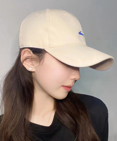 Chic Beige Embroideried Patchwork Baseball Cap Hat