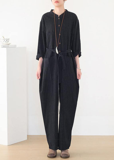 New black style foreign fashion jumpsuit casual all-match pants