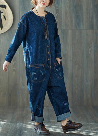 Women Spring Solid Fashion Frayed Jumpsuit