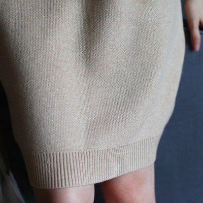 nude winter casual the rabbit wool blended knit dresses loose vintage patchwork sweater dress